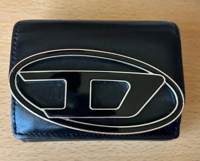 DIESEL 1DR TRI FOLD COIN XS II "BLACK"