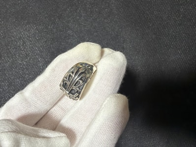 Chrome Hearts Floral Cross Ring "Silver"