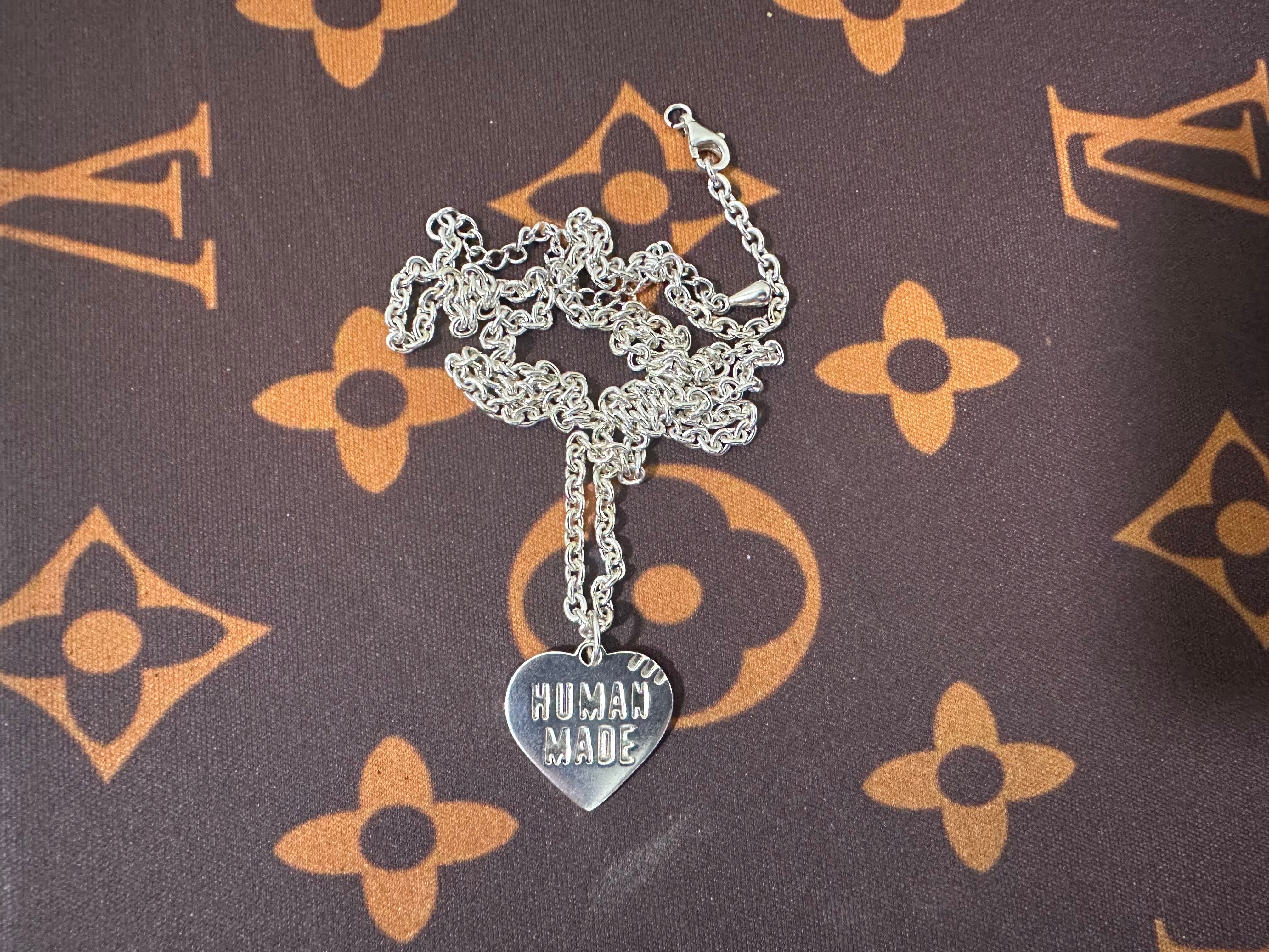 HUMAN MADE Heart Silver Necklace "Silver"