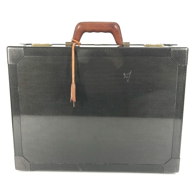 エルメス HERMES エスパスGM エスパス GM 150周年記念 500個限定 アタッシュケース ブリーフケース トランク ビジネスバッグ カーボン ブラック