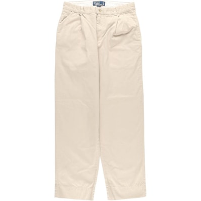 古着 ラルフローレン Ralph Lauren POLO by Ralph Lauren HAMMOND PANT ツータック チノパンツ メンズw32相当/eaa477333