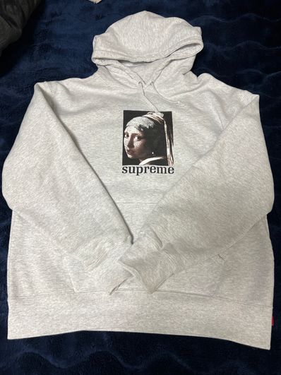 Supreme Pearl Hooded Sweatshirt "Grey"
