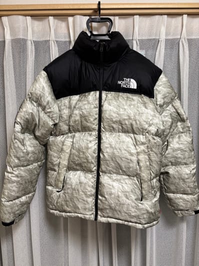Supreme x The North Face Nuptse Jacket "White Paper Print"
