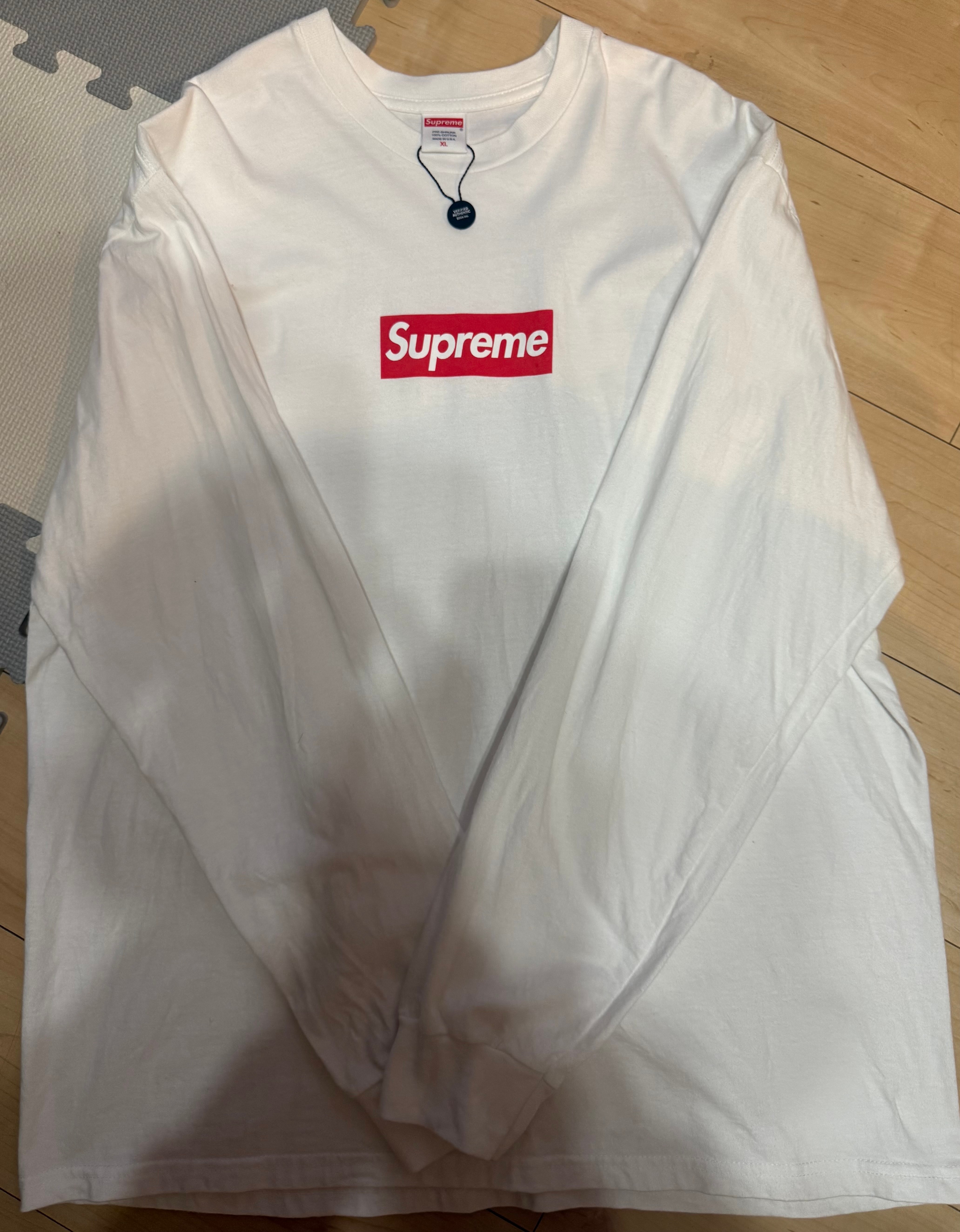 Supreme Box Logo L/S Tee "White"