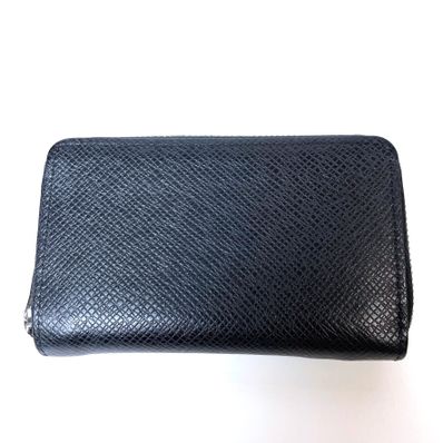 Louis Vuitton Zippy Coin Purse Taiga "Noir"