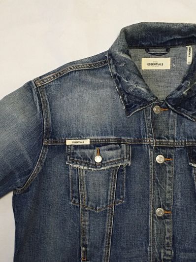 FEAR OF GOD ESSENTIALS Denim Trucker Jacket "Indigo"