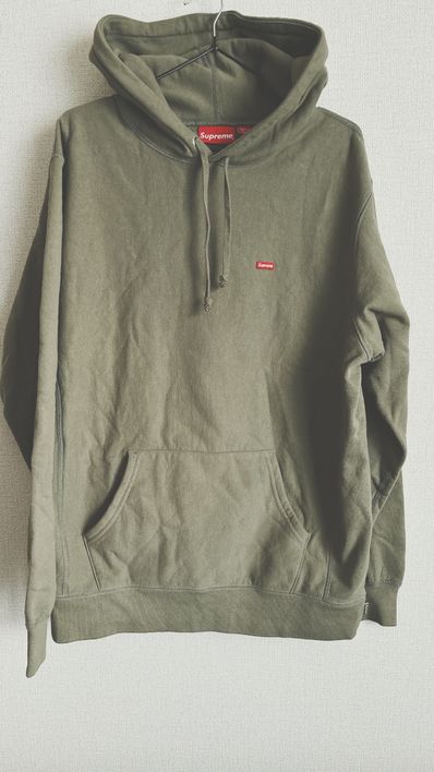 Supreme Small Box Hooded Sweatshirt "Olive" (23SS)