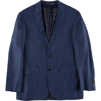 古着 ラルフローレン Ralph Lauren POLO RALPH LAUREN リネンテーラードジャケット メンズM相当/eaa591910