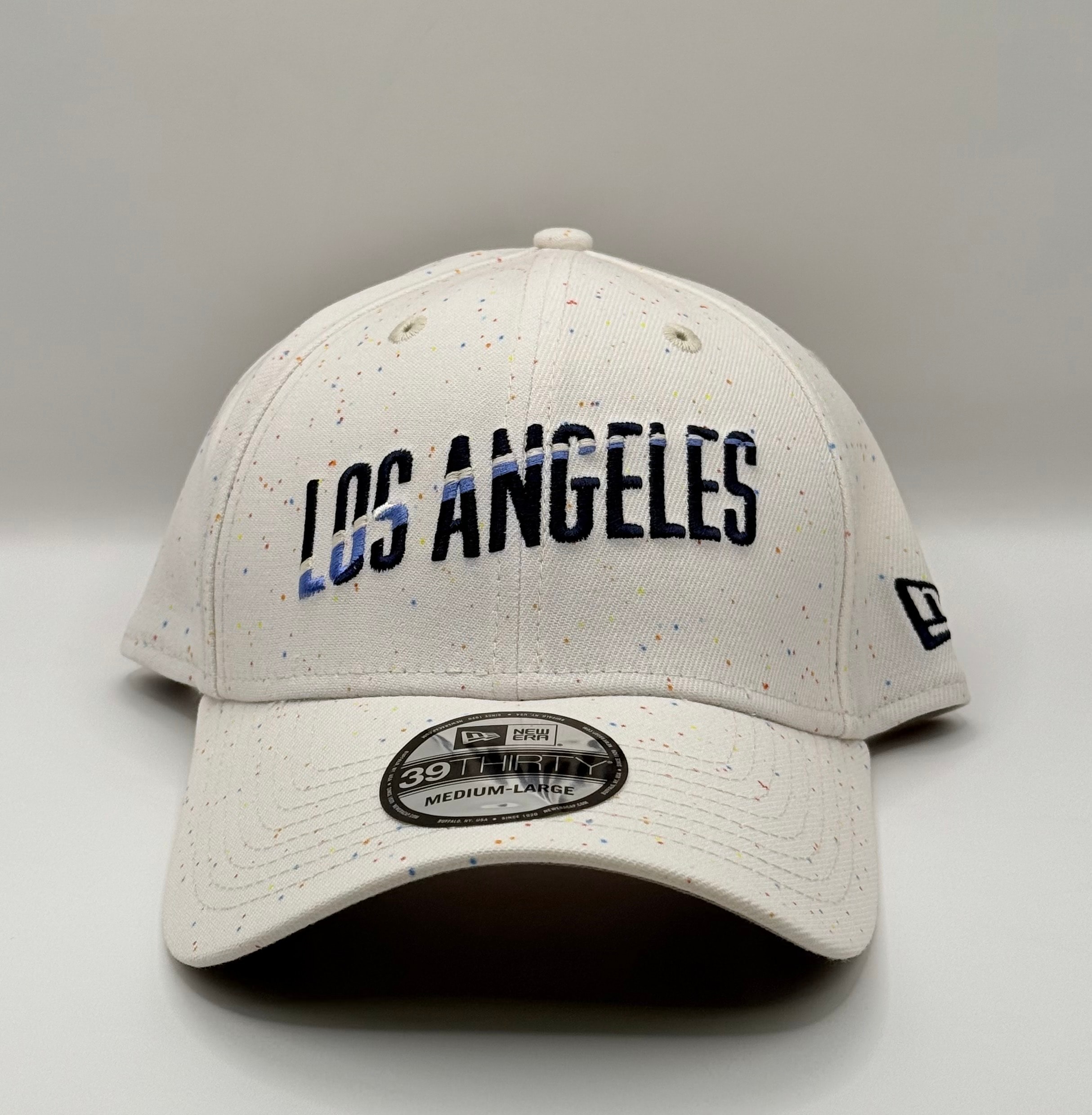 ニューエラ 39THIRTY ロサンゼルス ペイントスプラッター M~L
