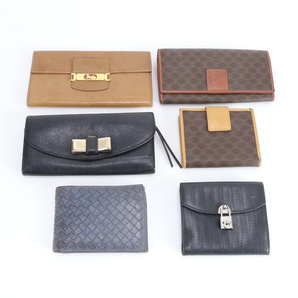 セリーヌ まとめ 6点 セット ボッテガ フェラガモ長財布 レザー