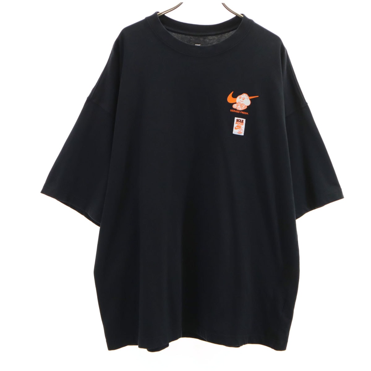 美品 NIKE ナイキ バックプリント SOLE FOOD 半袖 Tシャツ L ブラック