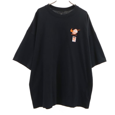 美品 NIKE ナイキ バックプリント SOLE FOOD 半袖 Tシャツ L ブラック