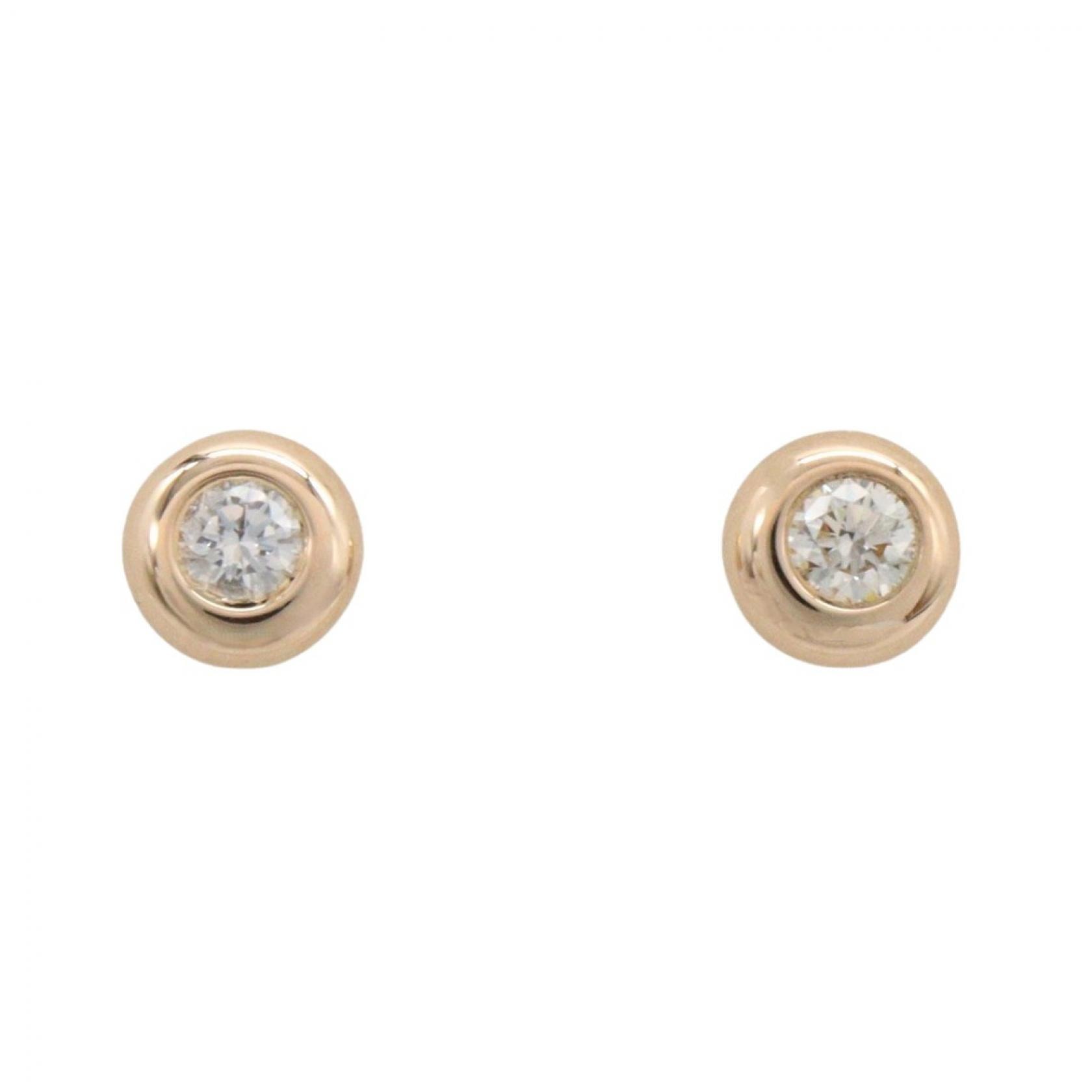 ティファニー TIFFANY&CO バイザヤード ピアス ピアス ジュエリー K18PG(ピンクゴールド) ダイヤモンド レディース ゴールド系 / クリア系 60017594 【中古】