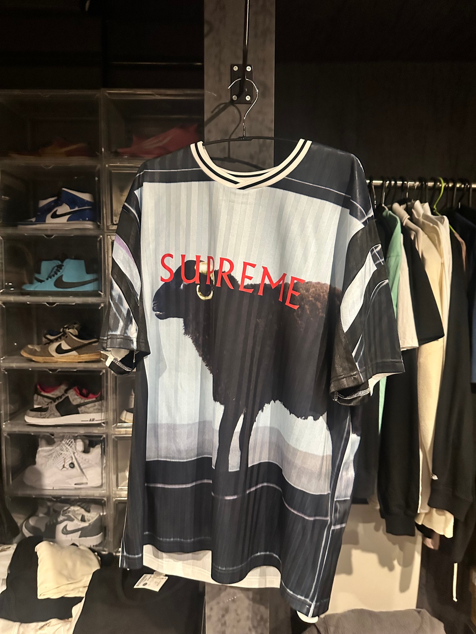 Supreme x Damien Hirst Soccer Jersey 