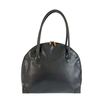 GUCCI グッチ バンブー ブラック 黒 シルバー金具 レザー トートバッグ ショルダーバッグ 604710 【中古】