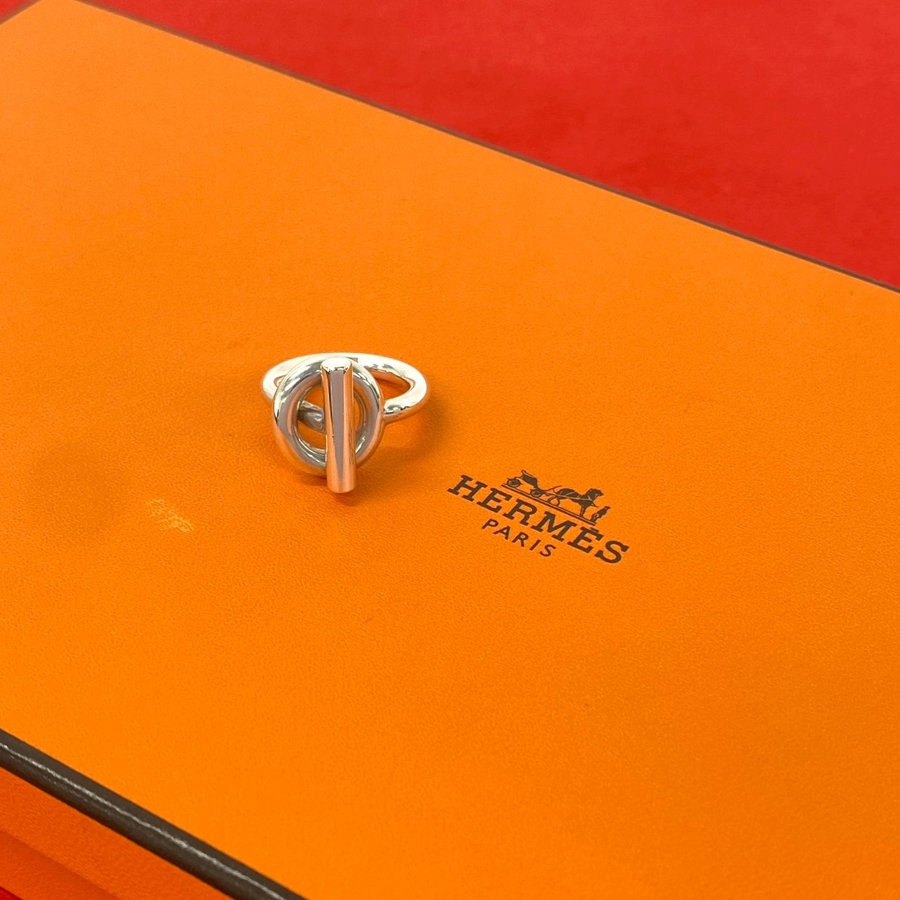 HERMES エルメス エシャペ MM シルバー925 リング・指輪 12号 シルバー
27175