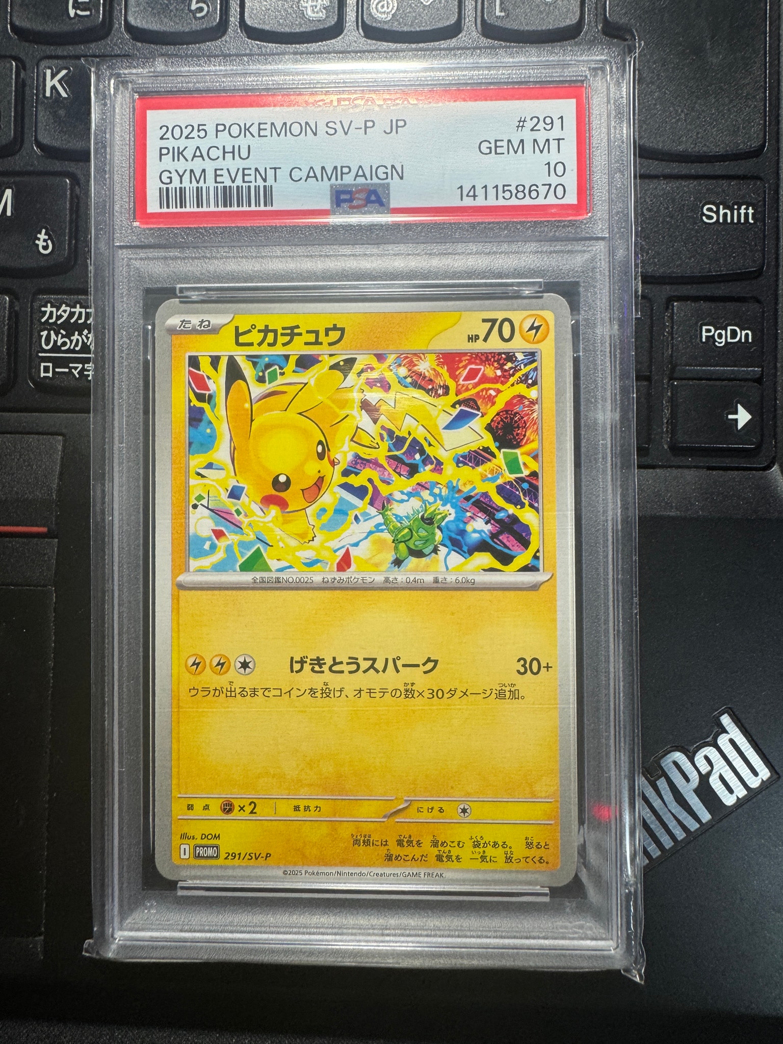 PSA10】ピカチュウ P [SV-P 291](プロモーションカード「SV-P」) 1枚の