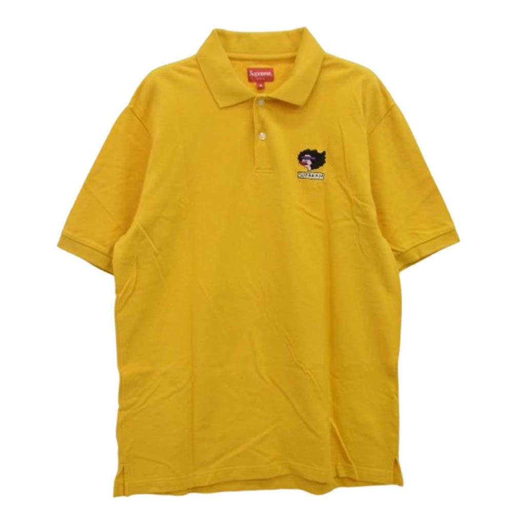 Supreme シュプリーム ポロシャツ 17AW GONZ RAMM POLO SHIRT  ゴンズ ラム ポロシャツ イエロー系 M【中古】
