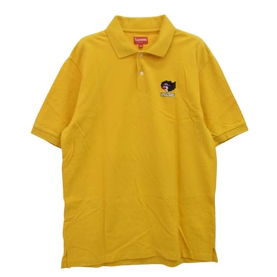 Supreme シュプリーム ポロシャツ 17AW GONZ RAMM POLO SHIRT ゴンズ ラム ポロシャツ イエロー系 M【中古】