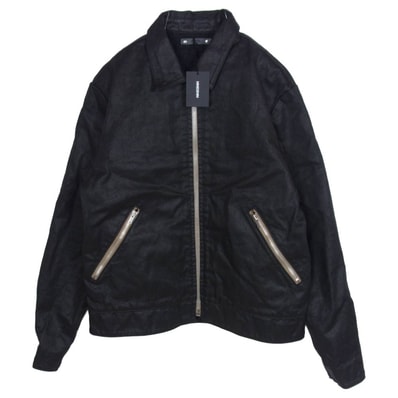 MINEDENIM マインデニム デニムジャケット 24AW 2410-8004-99-032 Black Coating Denim Riders JKT コーティング デニム ライダース ジャケット ブラック系 3【美品】【中古】