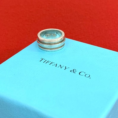 TIFFANY&Co. ティファニー グルーブド ダブルライン リング シルバー925 リング・指輪 9号 シルバー
26808