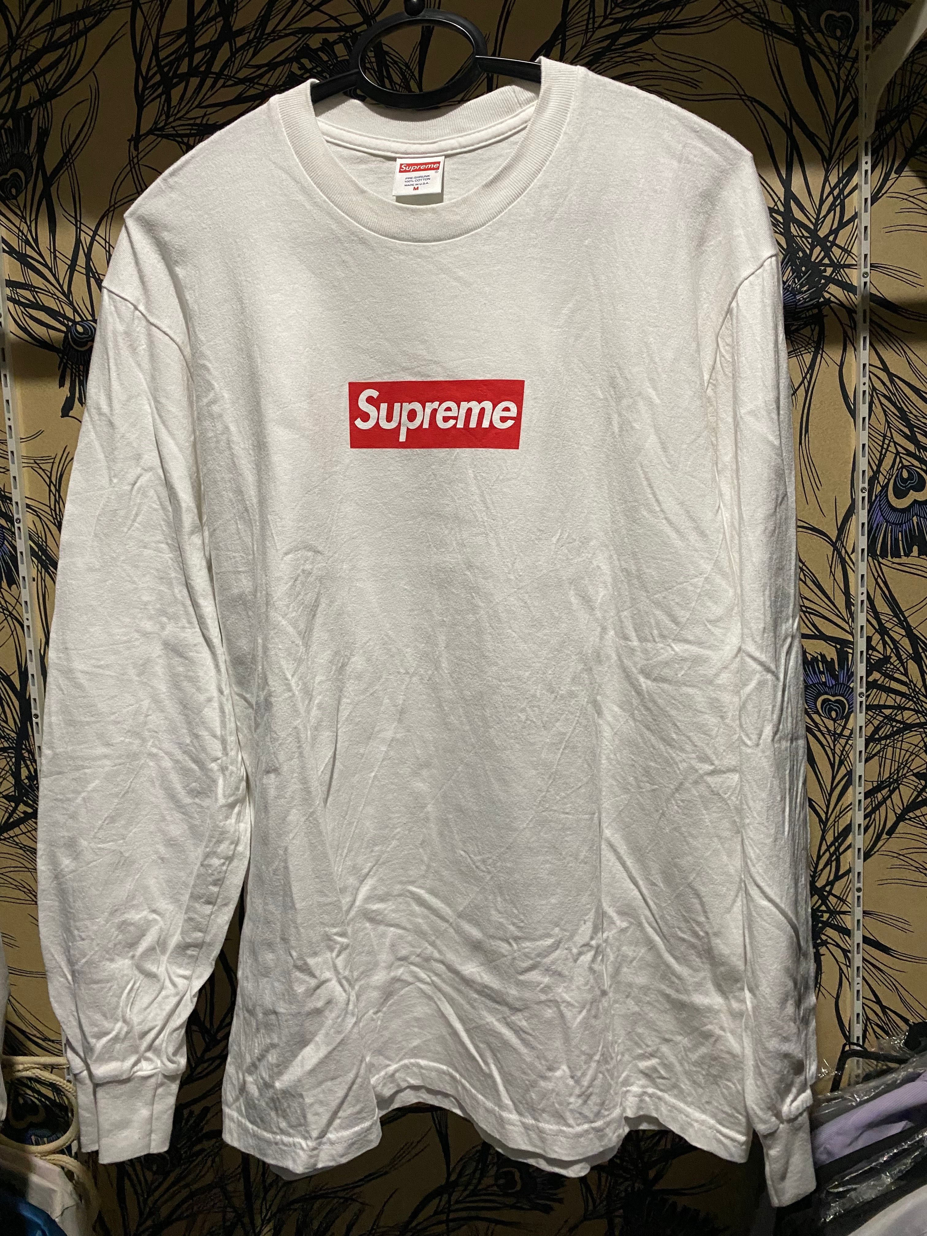 Supreme Box Logo L/S Tee "White"