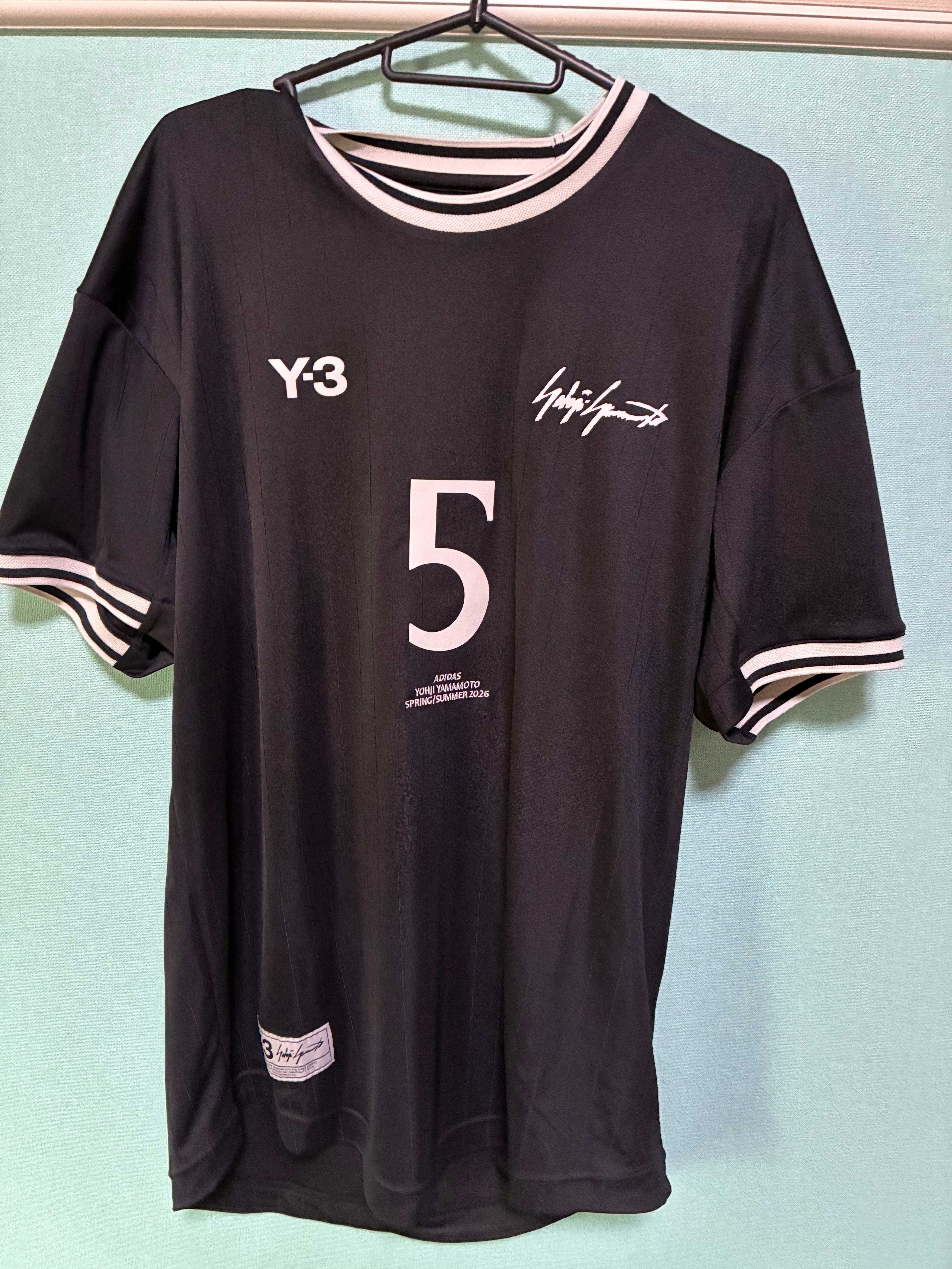 Y-3 Elite 5 Short Sleeve Football Tee "Black"