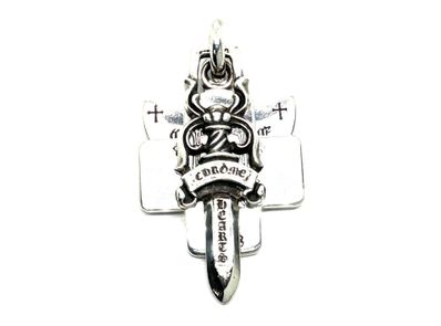 Chrome Hearts 3 Trinket Pendant "Silver"