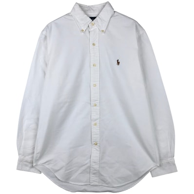 古着 ラルフローレン Ralph Lauren CLASSIC FIT クラシックフィット 長袖 ボタンダウンシャツ メンズL相当/eaa613617