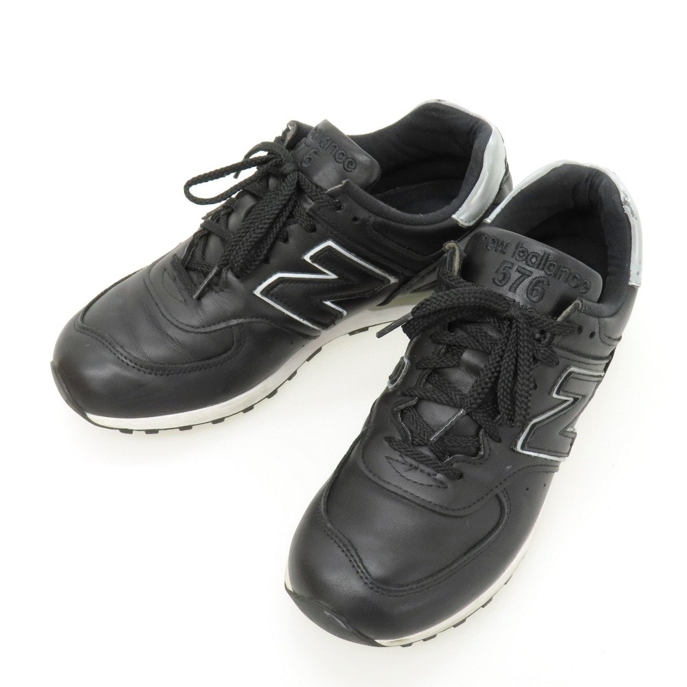 【中古】ニューバランス NEW BALANCE M576KKL MADE IN ENGLAND スニーカー ブラック【サイズ7 1/2】【メンズ】