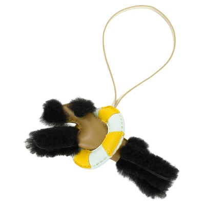 HERMES エルメス バッグチャーム バディ 犬 アラメール 黒 (ブラック)/デュンヌ/クレ/ジョーヌナプル/ペパーミント アニョーミロ(ラム)/ムートン G刻印 新品