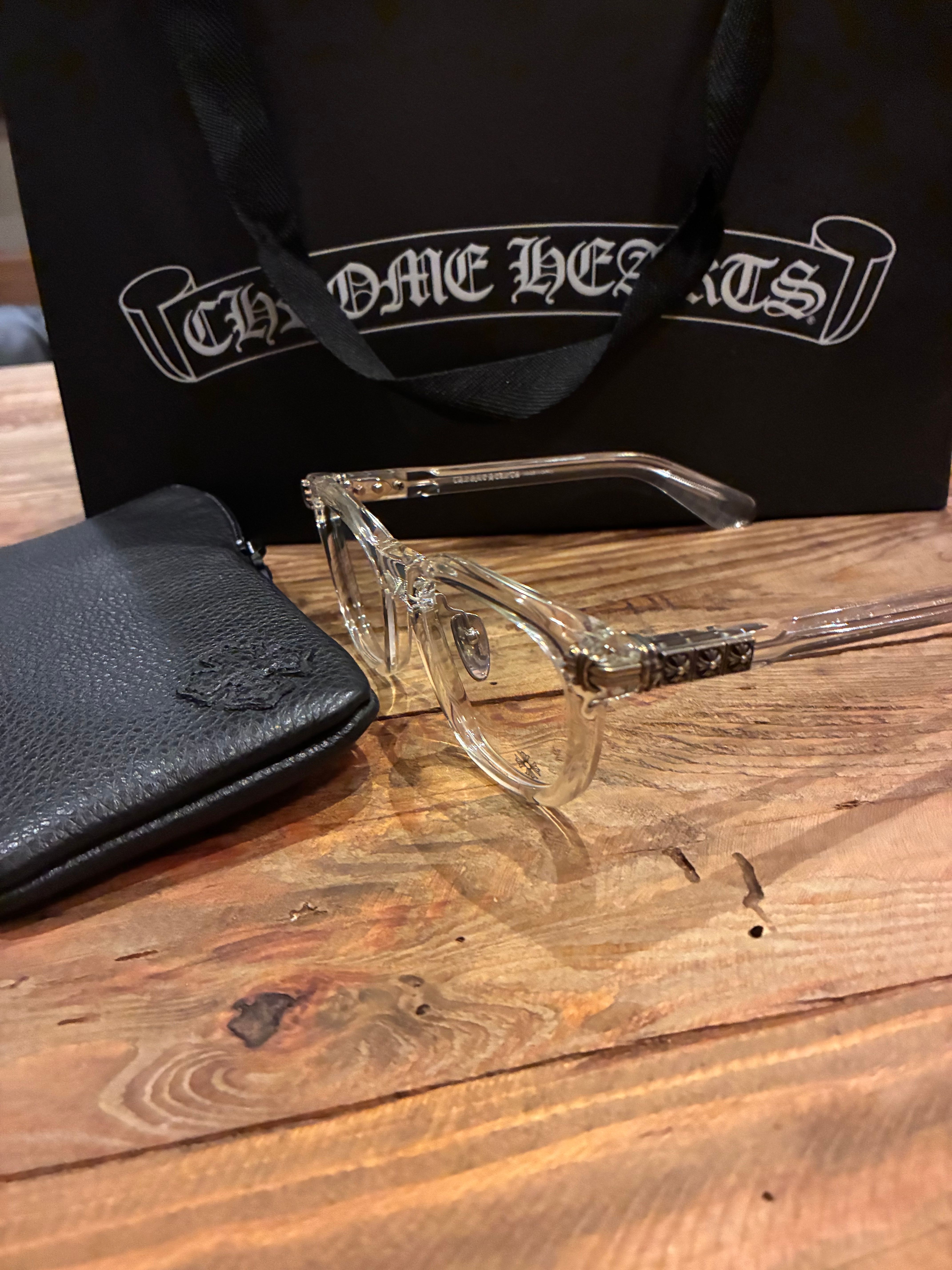 クロムハーツクリアメガネ