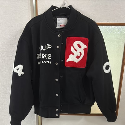 Supreme Tourist Varsity Jacket "Black"