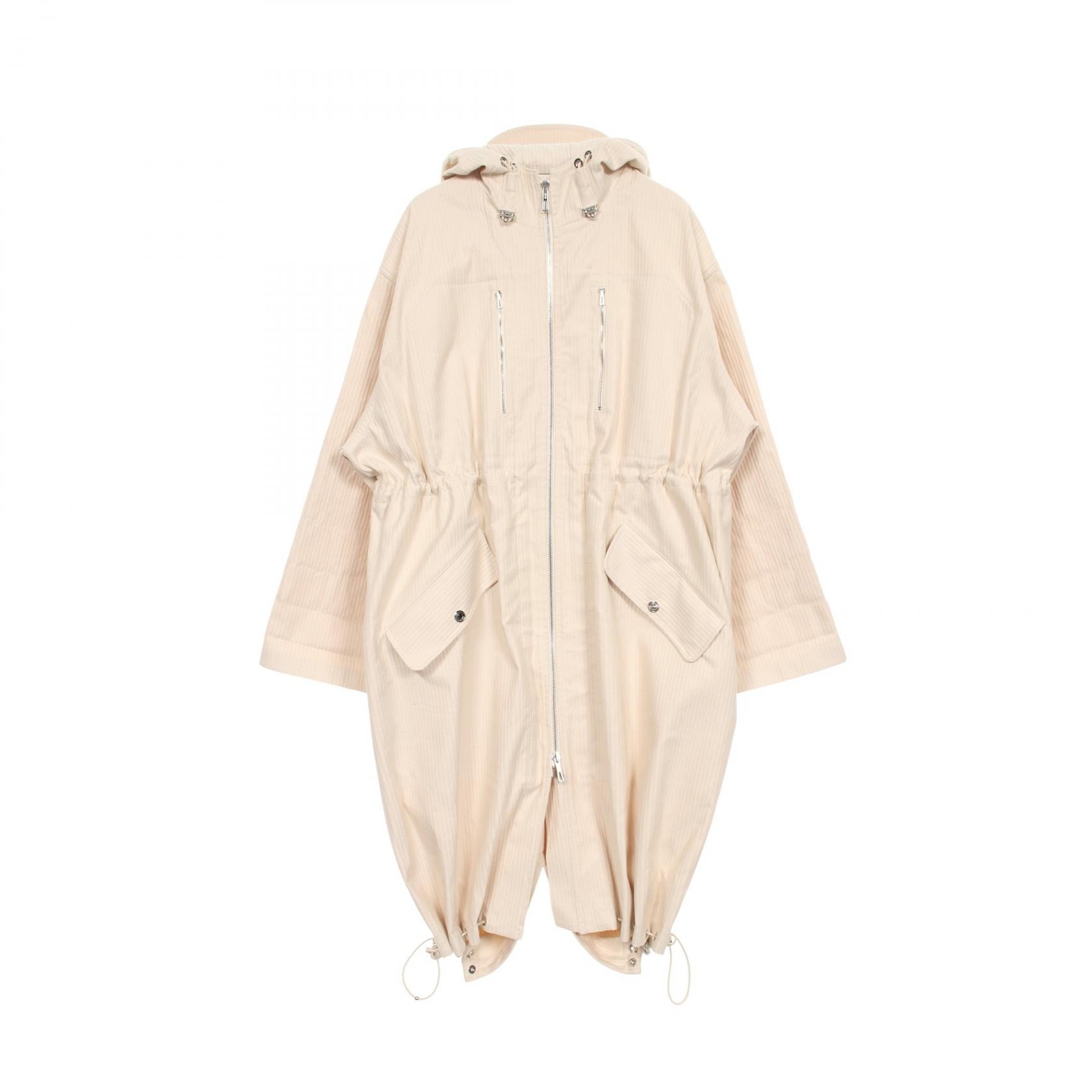 エルメス HERMES セリエボタン 衣料品 アウター コットン レディース アイボリー系 【中古】