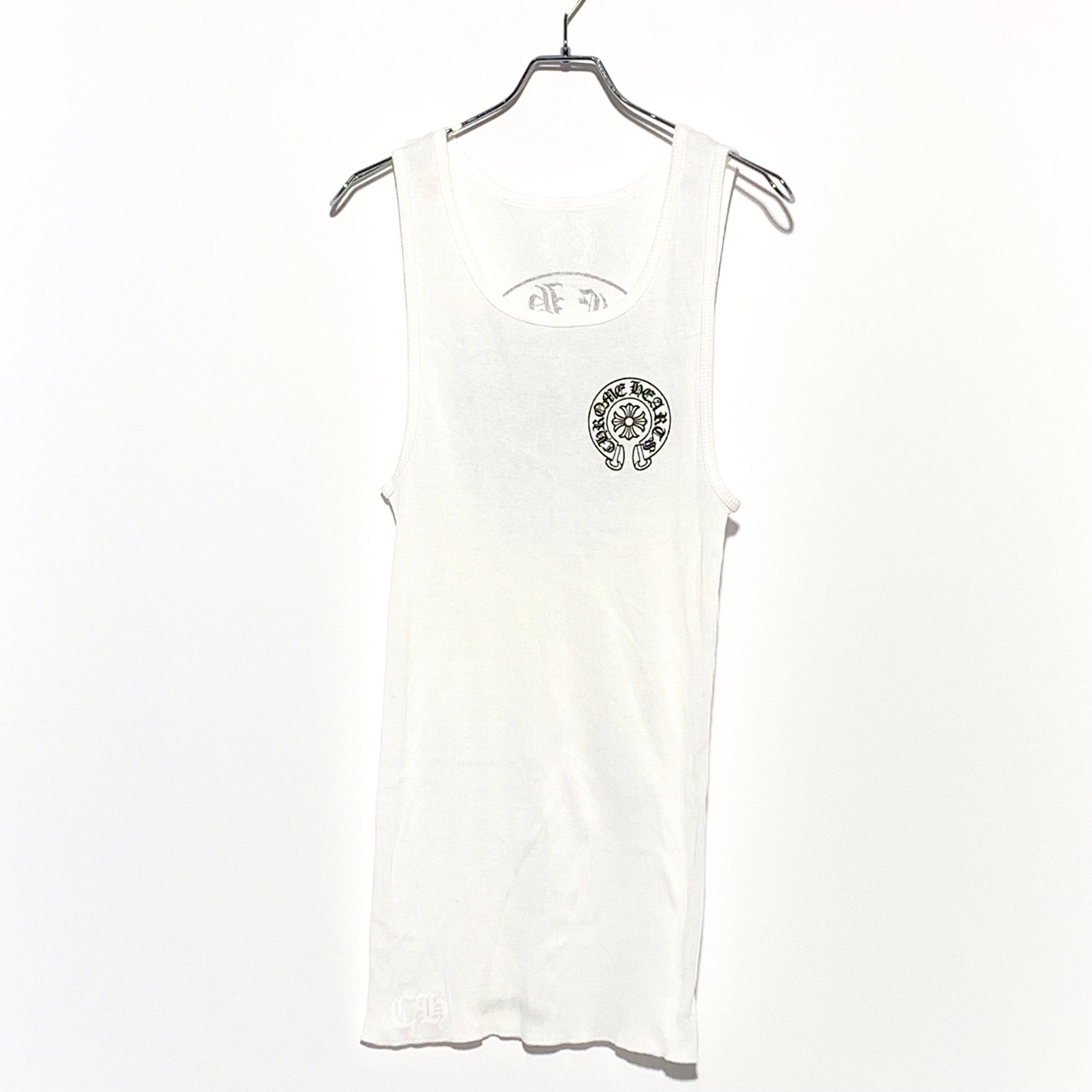 Horseshoe Tank Top White
