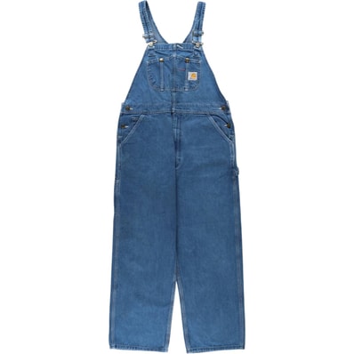 古着 カーハート Carhartt デニムオーバーオール メンズw38相当/eaa630428