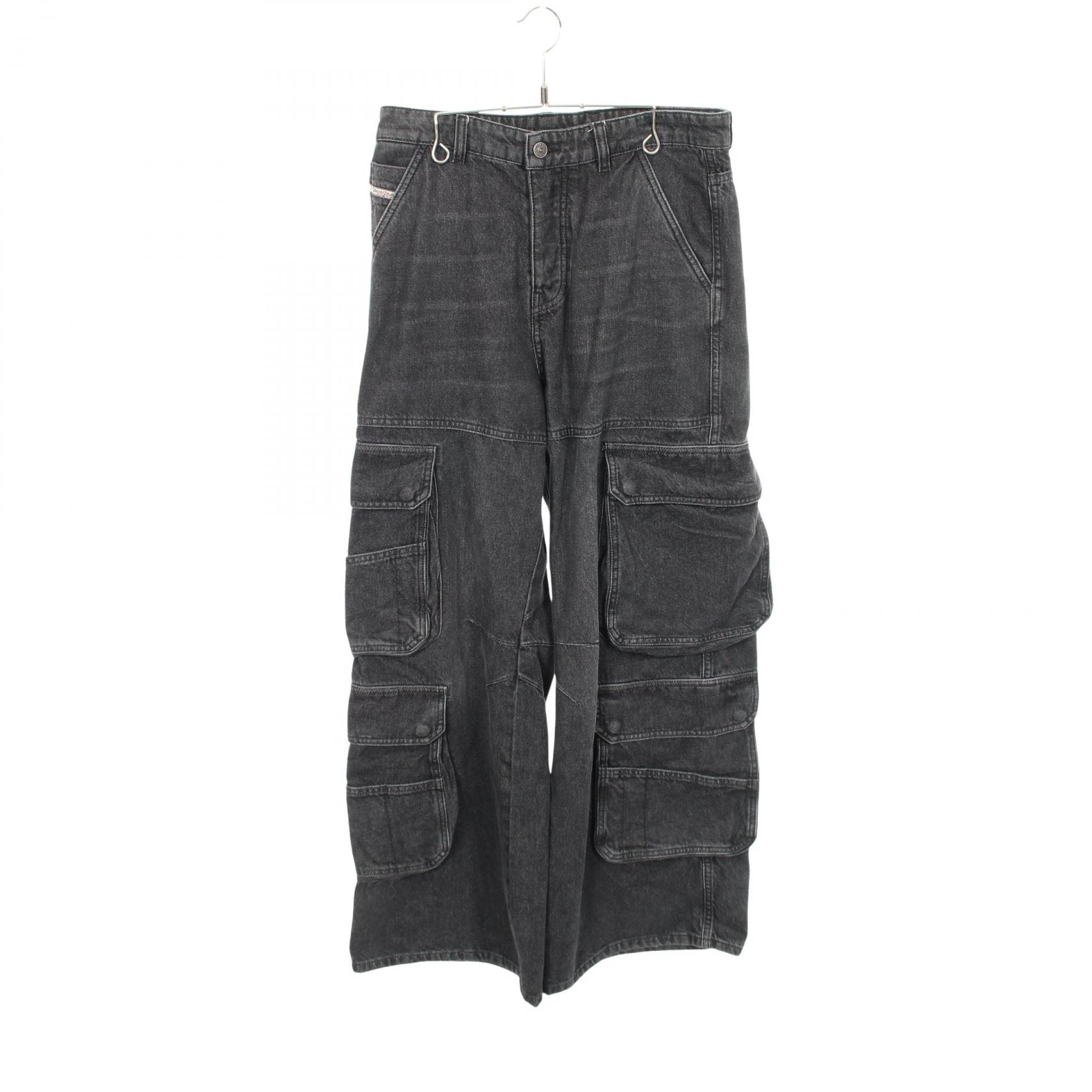 ディーゼル DIESEL デニムパンツ 衣料品 ボトムス コットン メンズ グレー系 【中古】