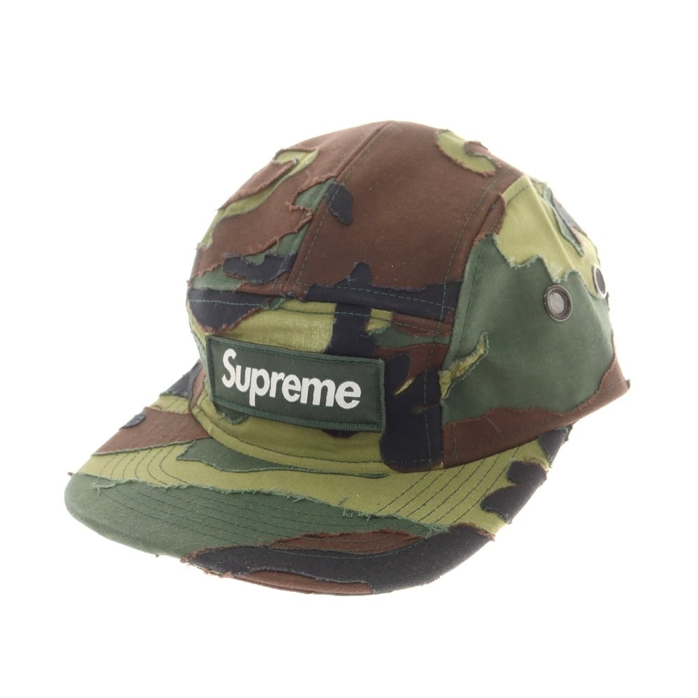 【中古】シュプリーム Supreme 2025年春夏 Layered Camo Camp Cap カモフラ キャンプキャップ グリーンxブラウン【サイズONE SIZE(58cm)】【メンズ】