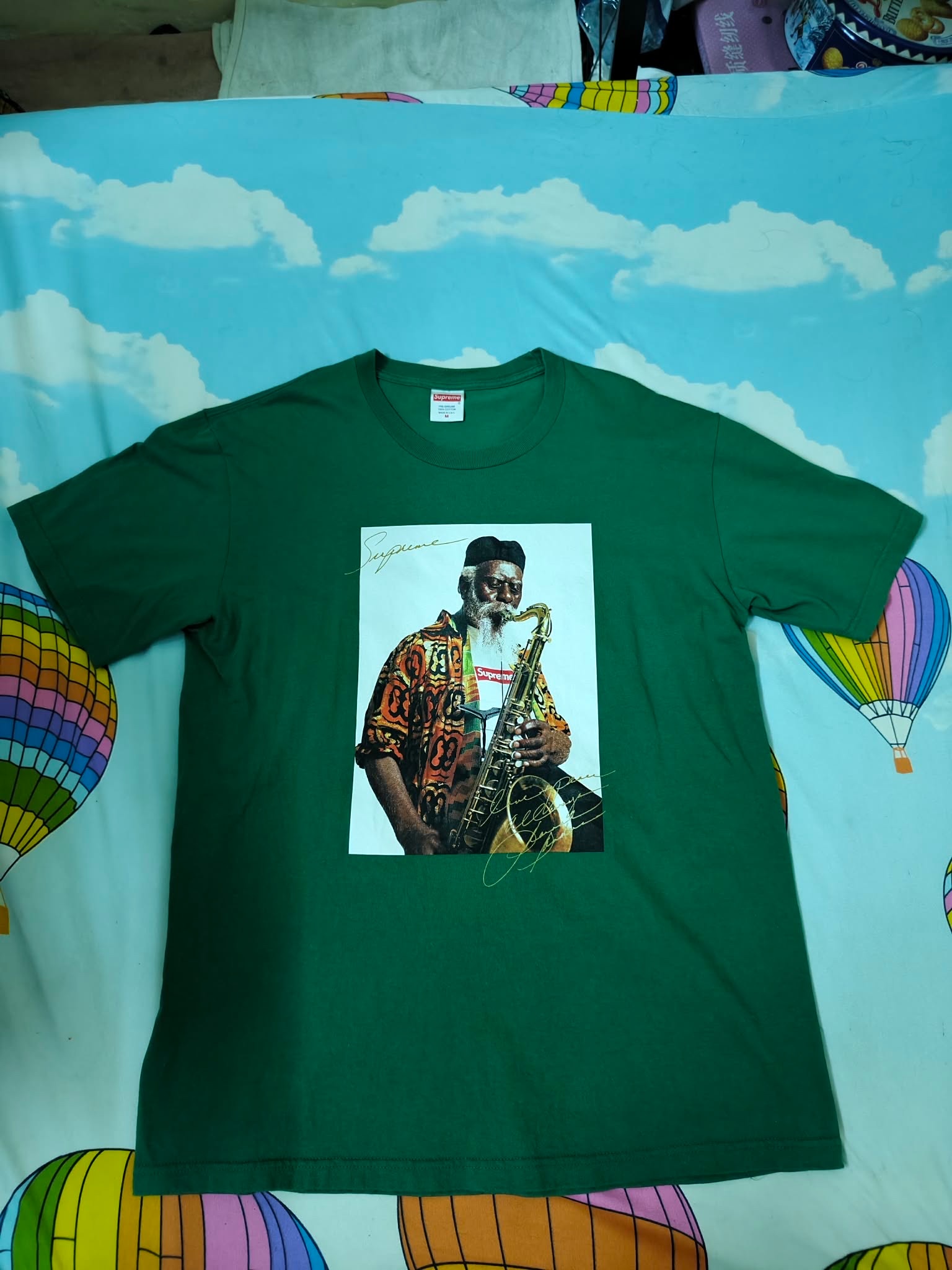 Supreme Pharoah Sanders Tee "Light Pine"