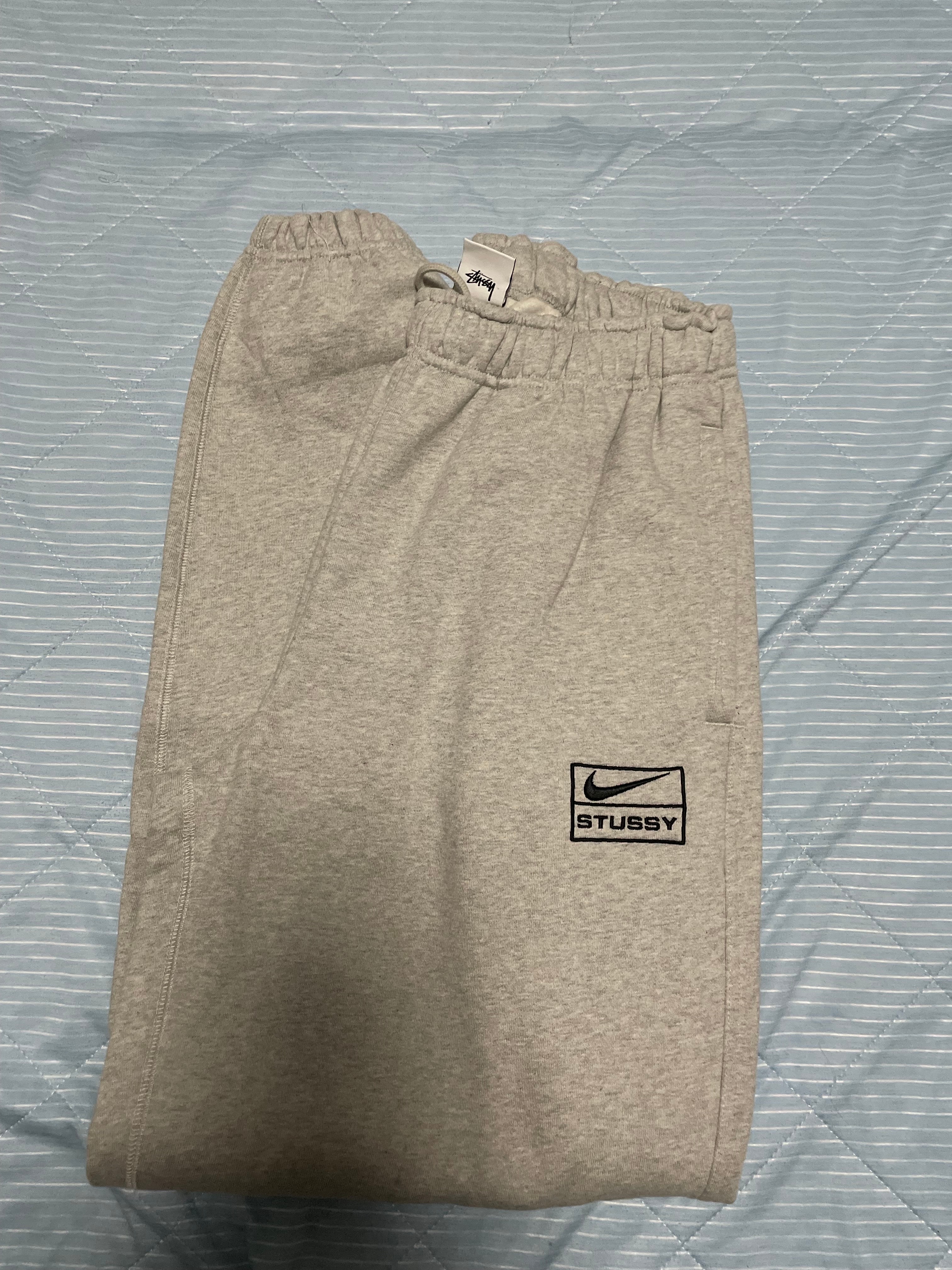Stussy x Nike Fleece Pant "Grey Heather" (US Size) FN5231-050