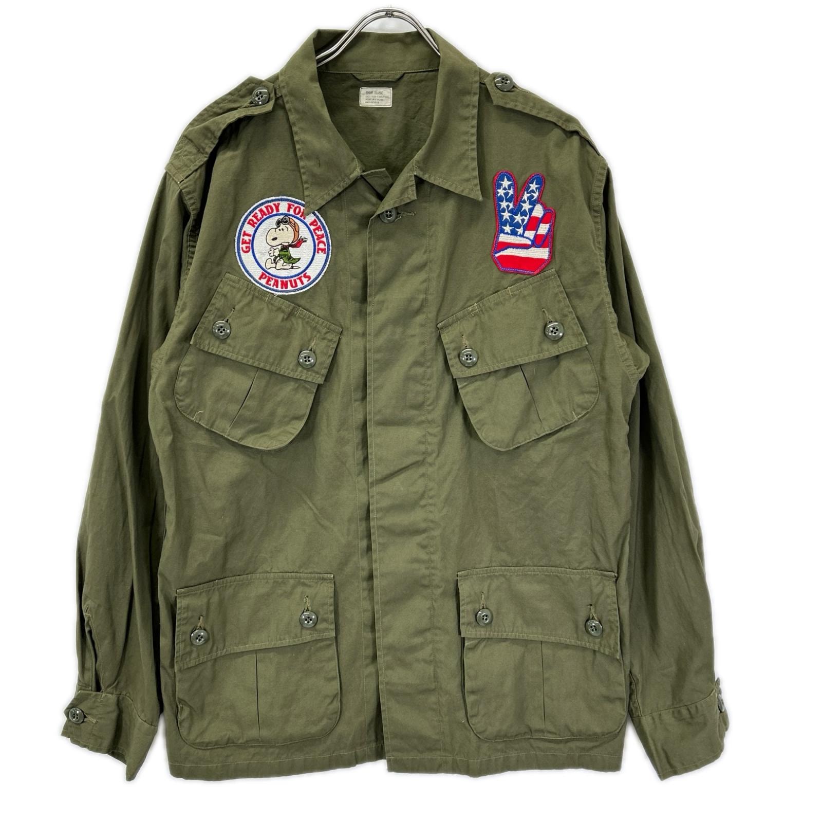 バズリクソンズ BR14798 カーキ COAT MAN'S COMBAT TROPICAL PATCH/ファティーグジャケット S/XL