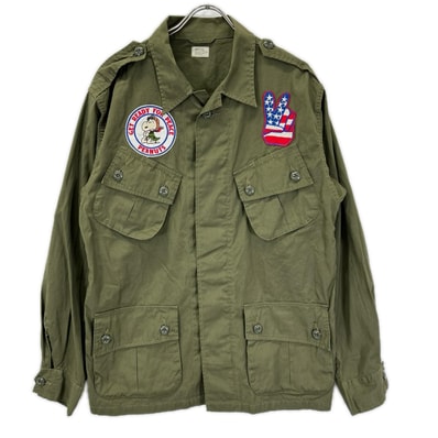 バズリクソンズ BR14798 カーキ COAT MAN'S COMBAT TROPICAL PATCH/ファティーグジャケット S/XL