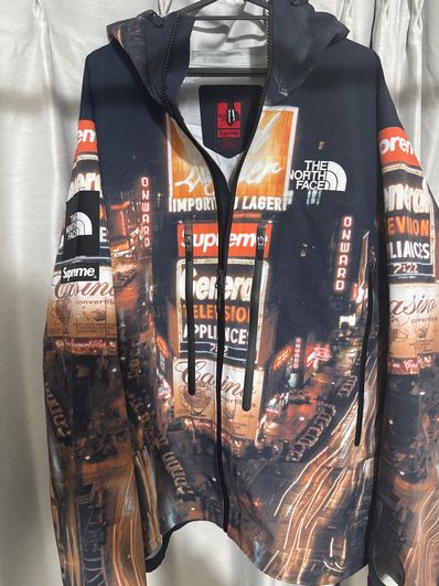 Supreme x The North Face Taped Seam Shell Jacket "Times square" NP52207I x NF0A82RK