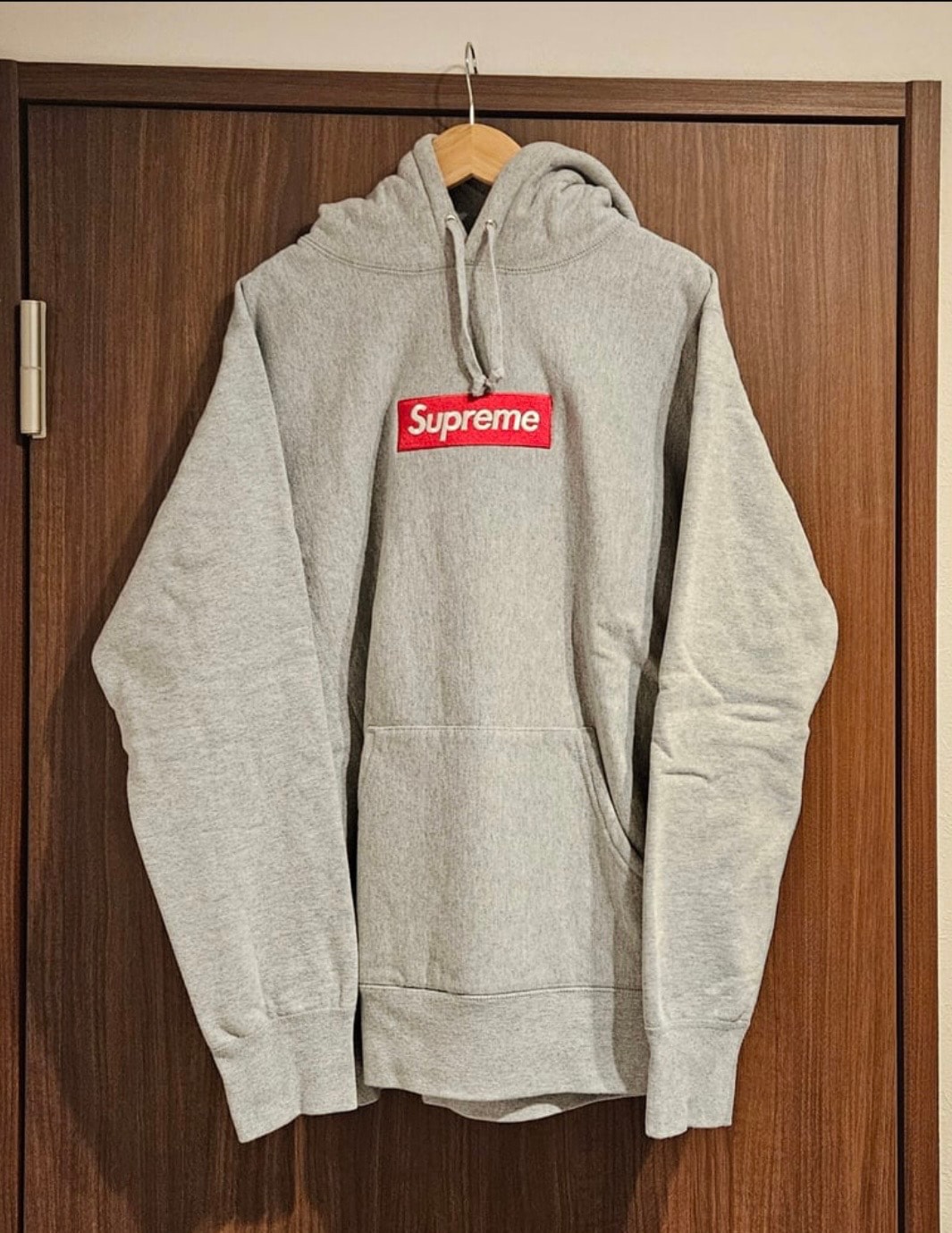 Supreme Box Logo Hooded Sweatshirt "Heather Grey" (16FW)