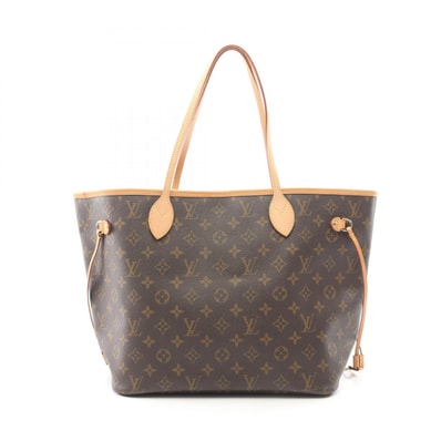 ルイ・ヴィトン LOUIS VUITTON ネヴァーフルMM モノグラム トートバッグ バッグ PVCコーティングキャンバス レザー レディース ブラウン系 M40156 【中古】