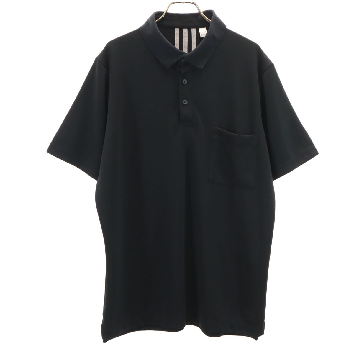 adidas アディダス 半袖 ポロシャツ 2XL ブラック