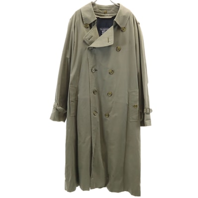 Burberrys バーバリーズ 80s 90s オールド トレンチコート 44 オリーブ系 ライナー付き
