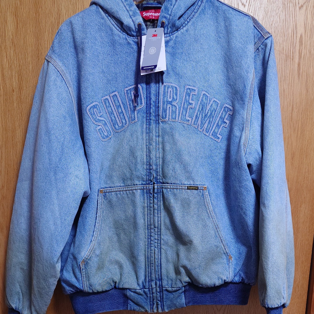 Supreme Reflective Arc Hooded Work Jacket 