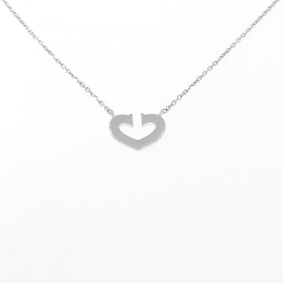 カルティエ Cハート ネックレス