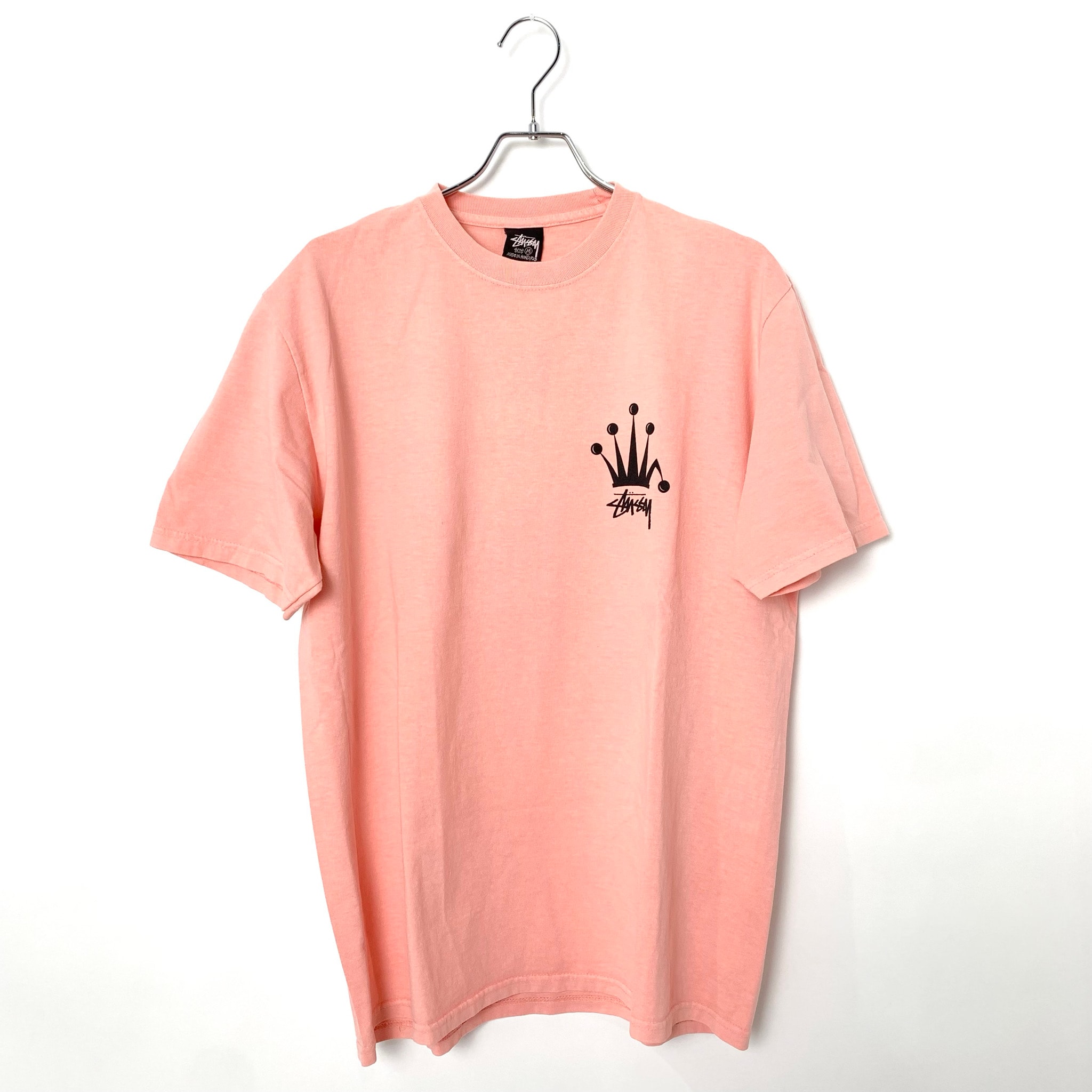 Stussy Regal Crown Tee Pigment Dyed "Coral"